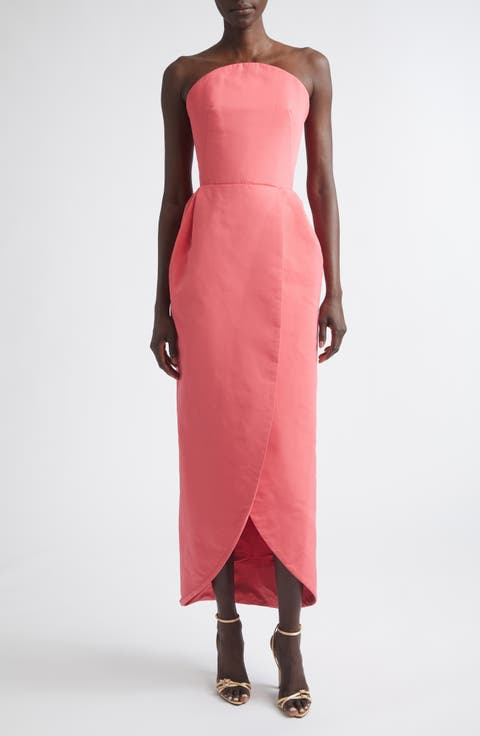 Strapless Faille Gown