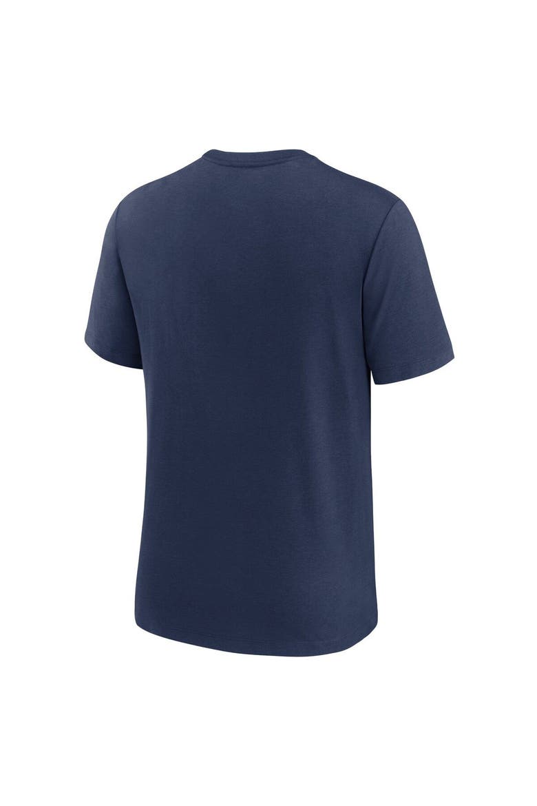 Men's Nike Navy Minnesota Twins Rewind Retro Tri-Blend T-Shirt, Alternate, color, Navy