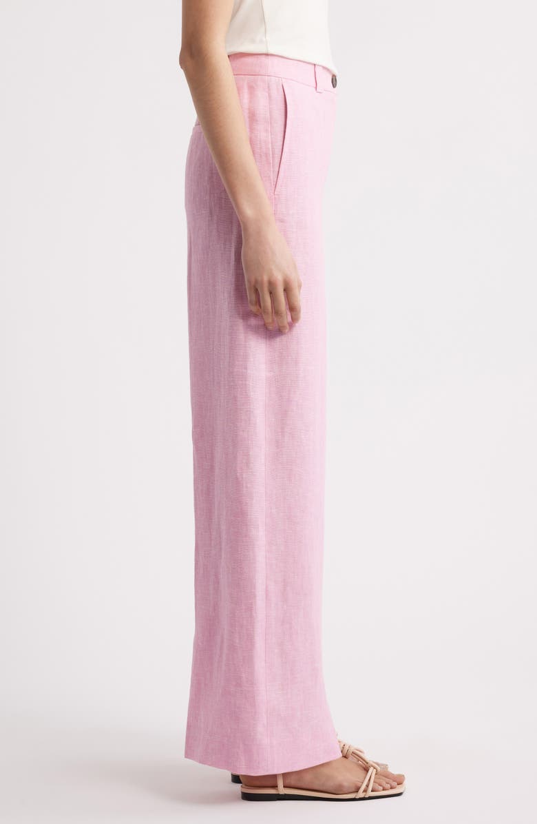 Boden Westbourne Linen Pants, Alternate, color, Pink Chambray