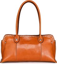 OLD TREND Soul Genuine Leather Studded Structured Shoulder Bag