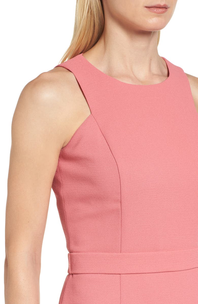 BOSS Dalanea Belted Sheath Dress, Alternate, color, 