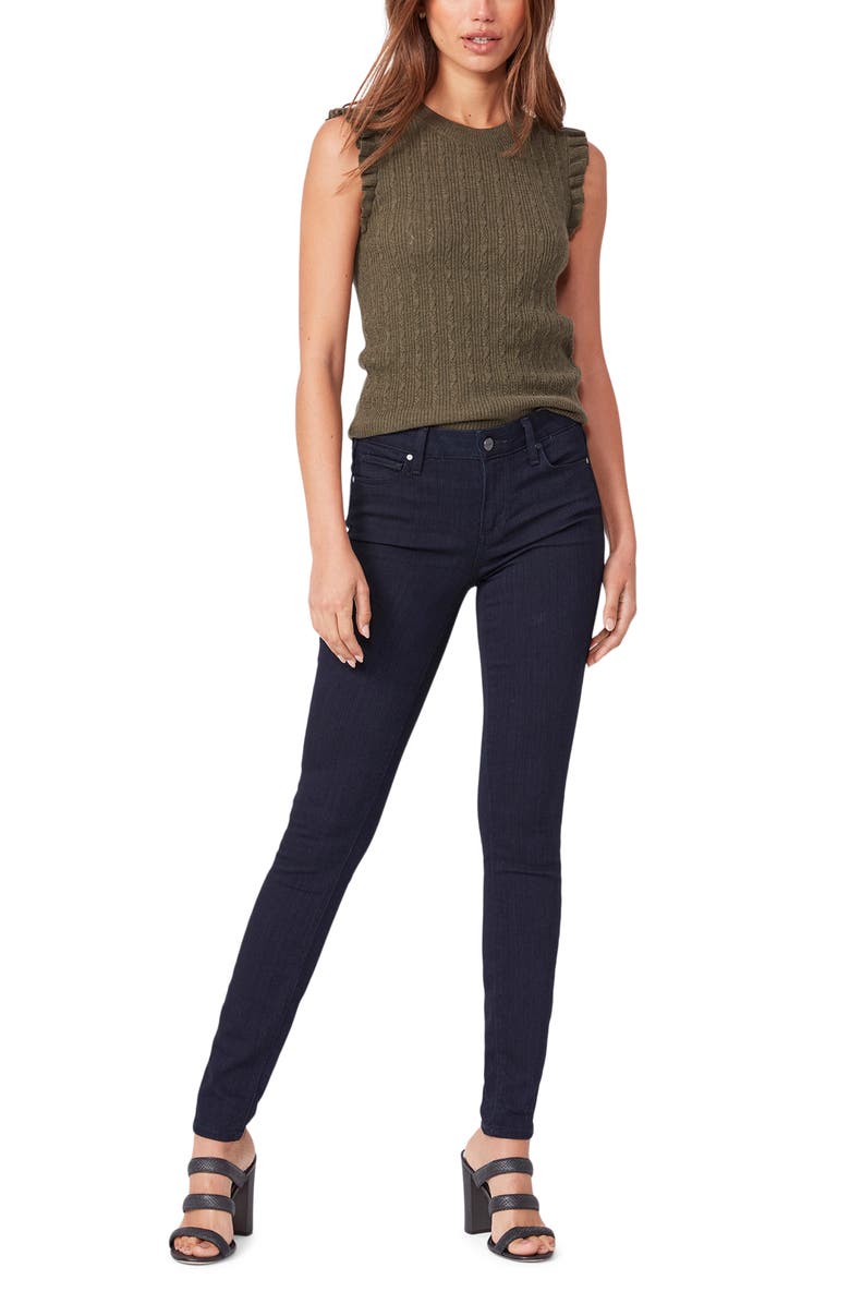 PAIGE Verdugo Mid Rise Skinny Jeans, Alternate, color, Sculpted