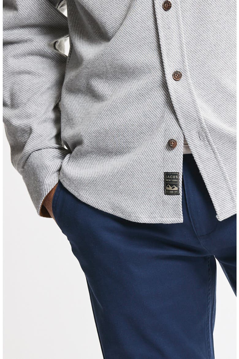 Knit Flannel Shirt, Alternate, color, LIGHT GREY