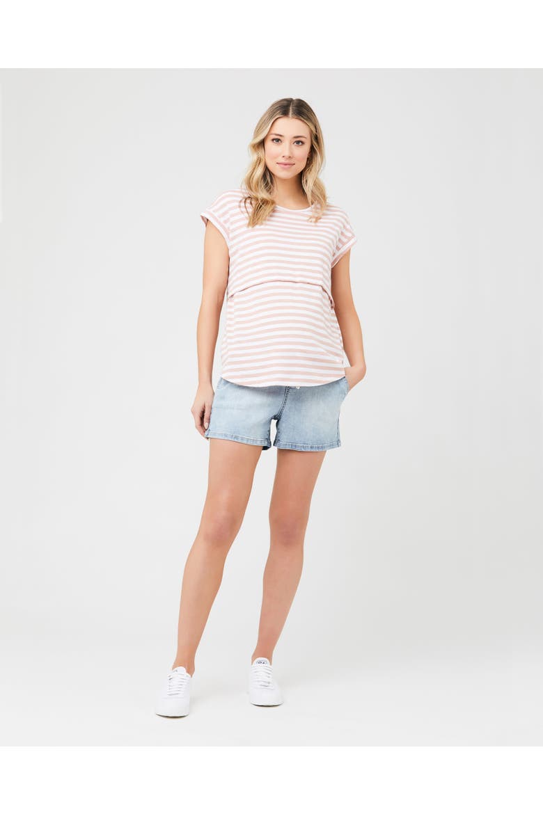 Bailey Denim Short, Alternate, color, Light Blue
