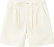 MANGO Pleat Front Shorts