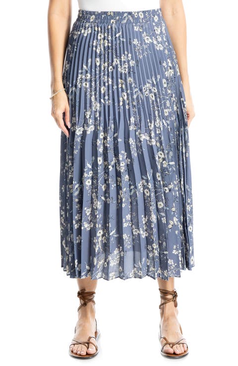 Graduated Pleat Knee-Length Midi Skirt