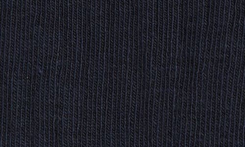 Nordstrom Rib Cotton Blend Crew Socks In Navy Night
