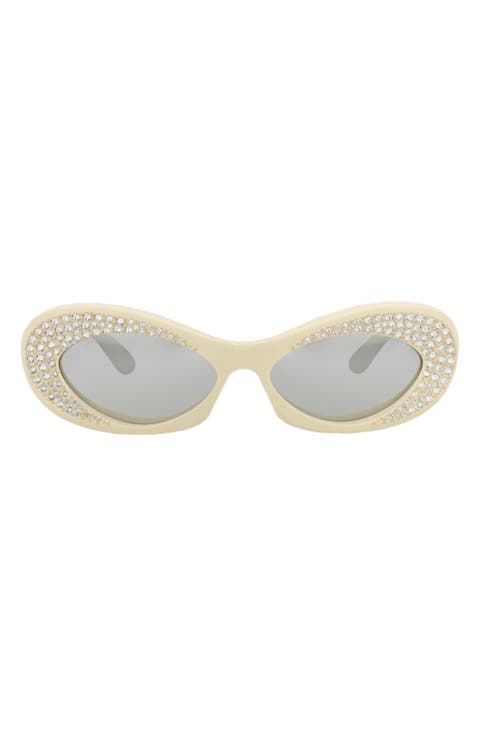 Special Edition 57mm Oval Sunglasses