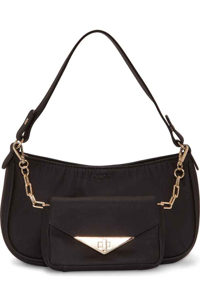 Vince Camuto Sahja Leather Shoulder Bag, Main, color,