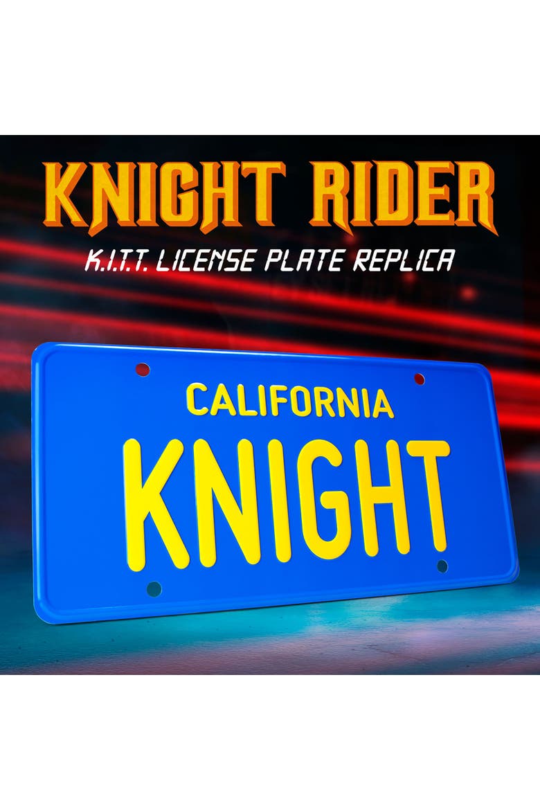 Knight Rider License Plate, Alternate, color, Multicolored