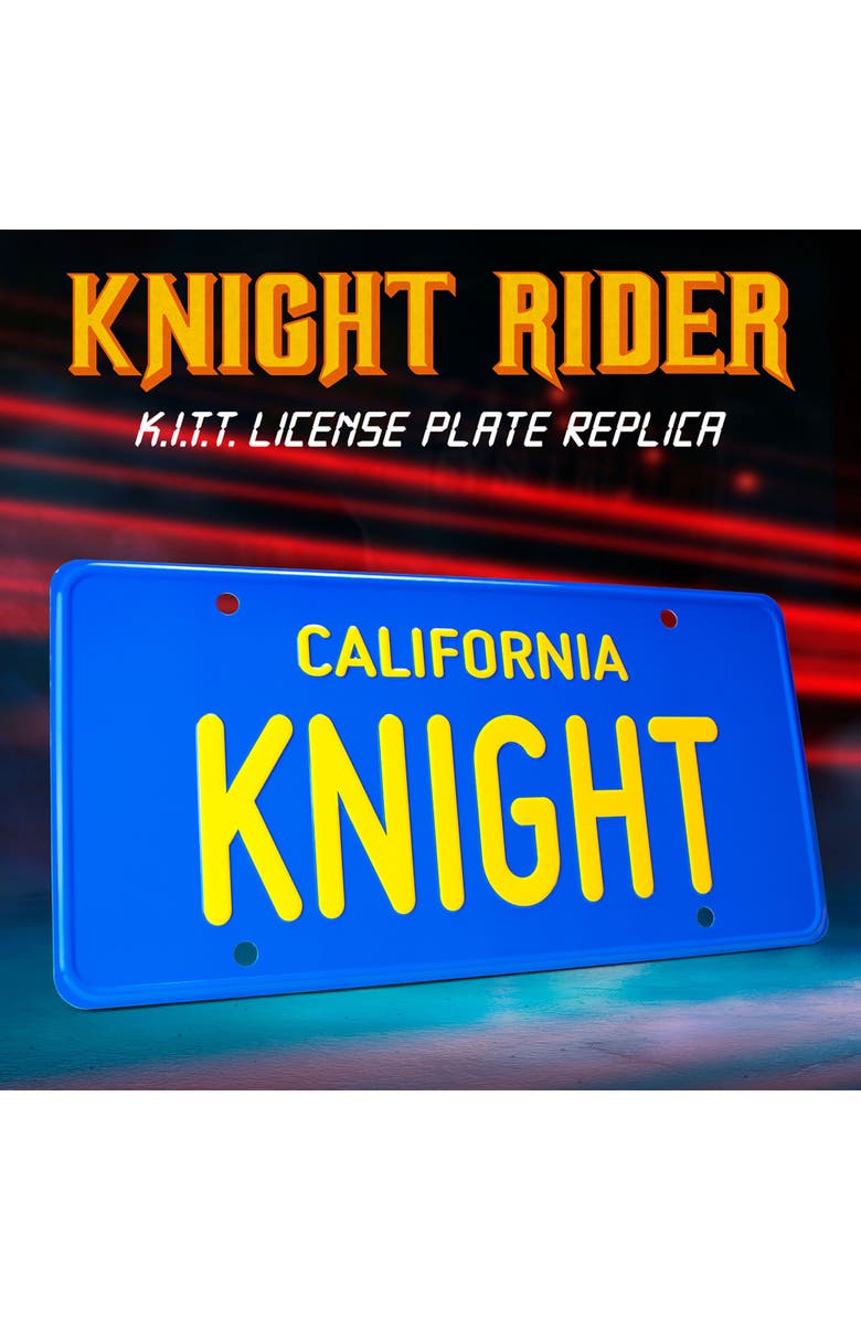 Doctor Collector Knight Rider License Plate, Alternate, color, Multicolored