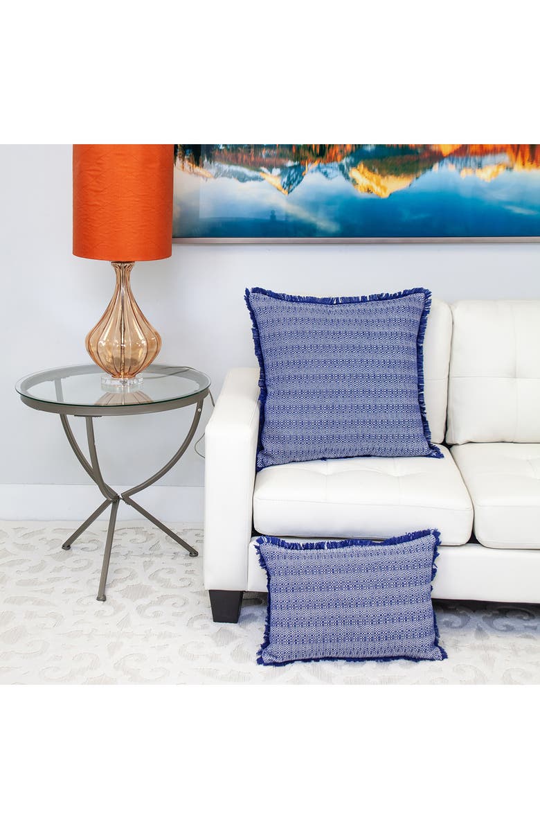 PARKLAND COLLECTION Cross Weave Square Accent Pillow, Alternate, color, 