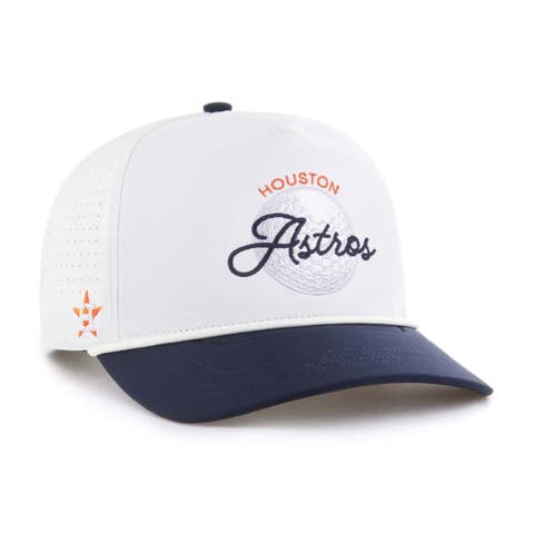 Men's '47 White/Navy Houston Astros Gimmie Golf Hitch Rope Adjustable Hat
