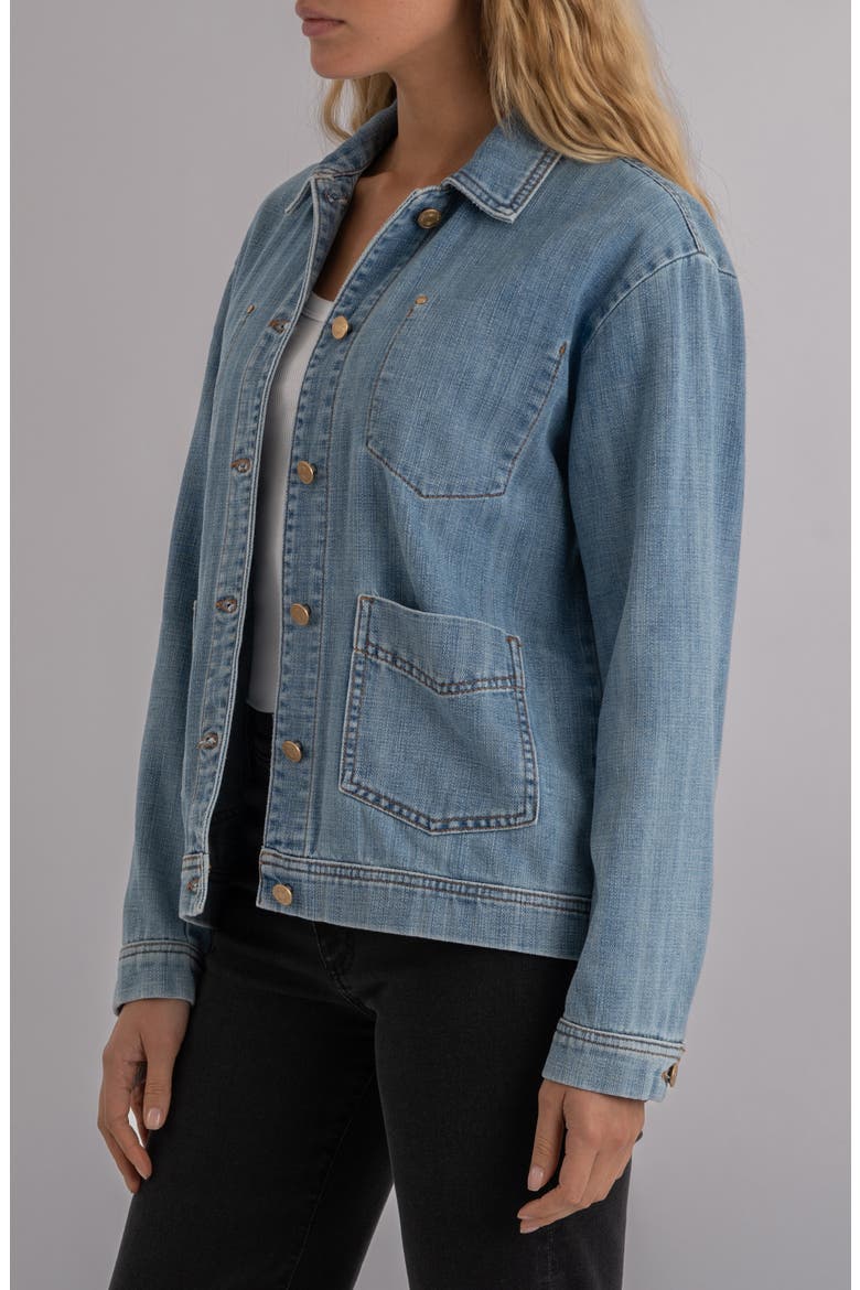 Loretta Denim Jacket, Alternate, color, QUICKLY