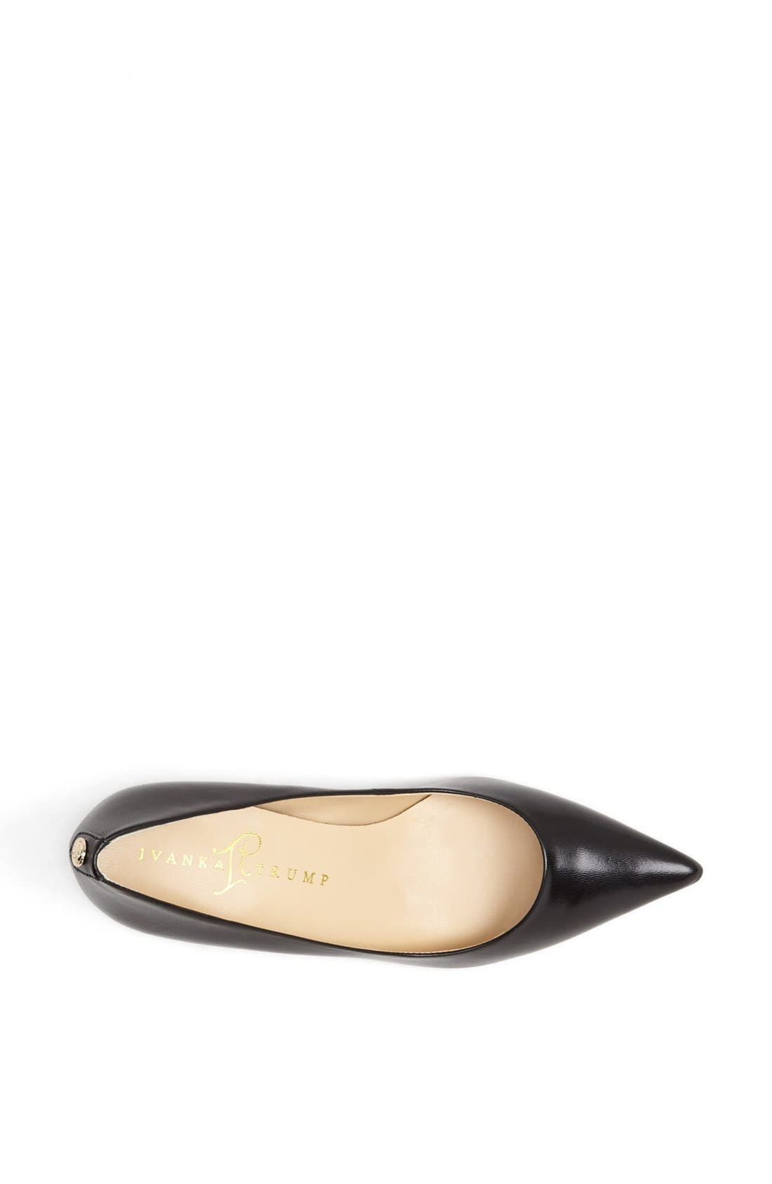'Indico' Pump, Alternate, color, BLACK LEATHER