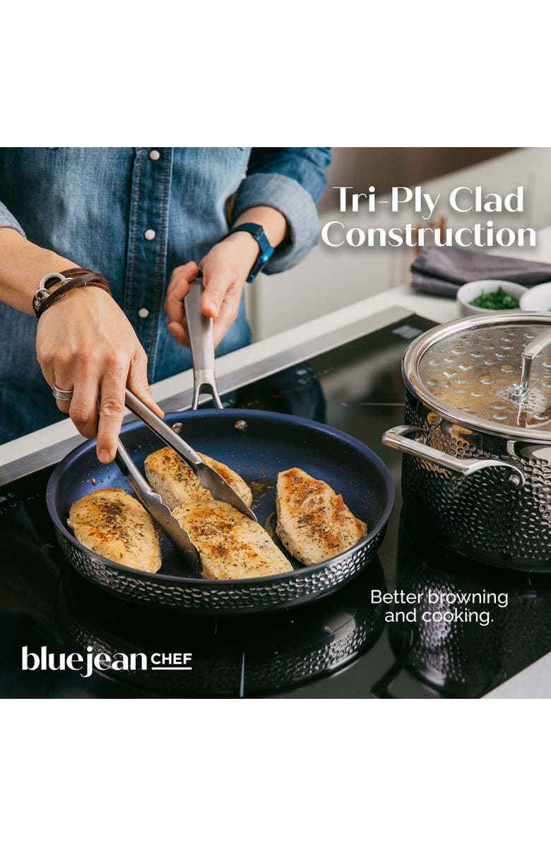 Blue Jean Chef 9-Piece Stainless Steel Cookware Set, Alternate, color, Silver