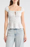 Abound Pretty Peplum Top