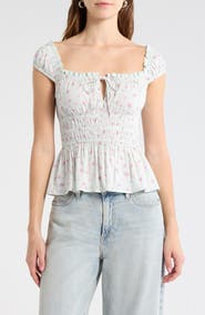 Abound Pretty Peplum Top