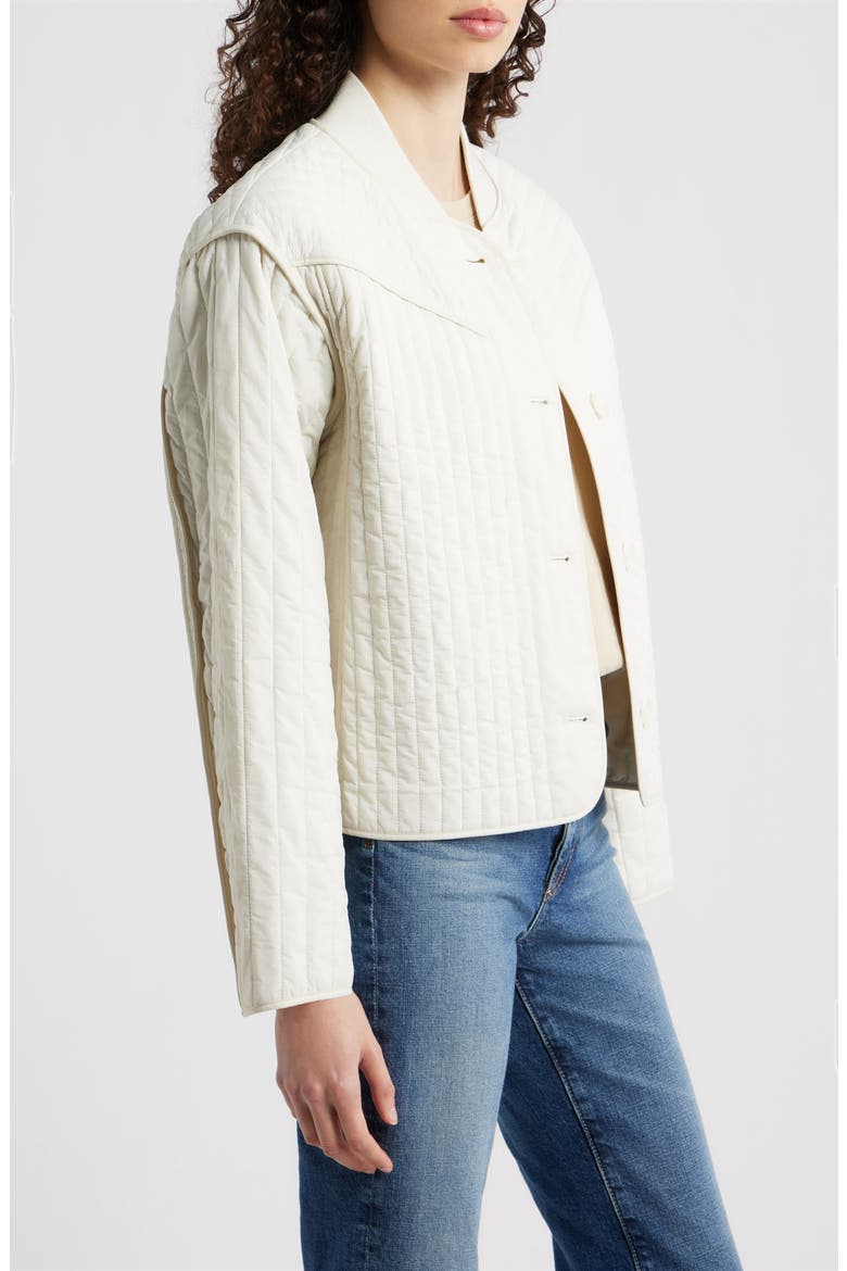Margot Quilted Jacket, Alternate, color, PLAIN TAN