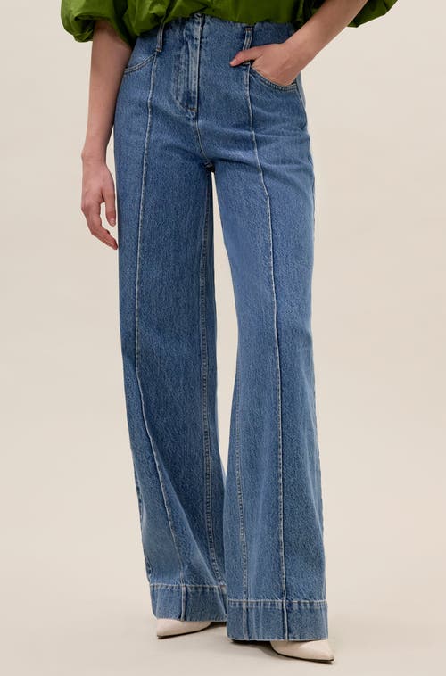 Rebecca Taylor Dax Denim Pant In Dax Wash In Blue