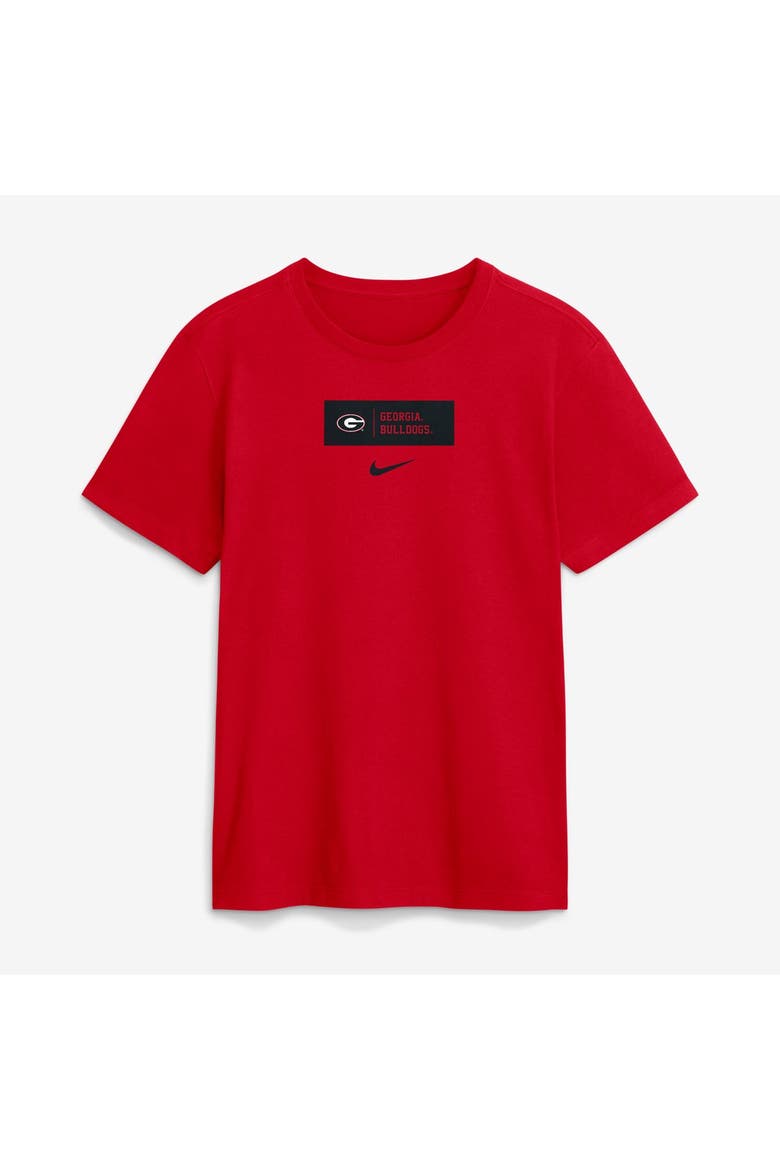 Men's Nike Red Georgia Bulldogs Primetime Crew T-Shirt, Alternate, color, Red