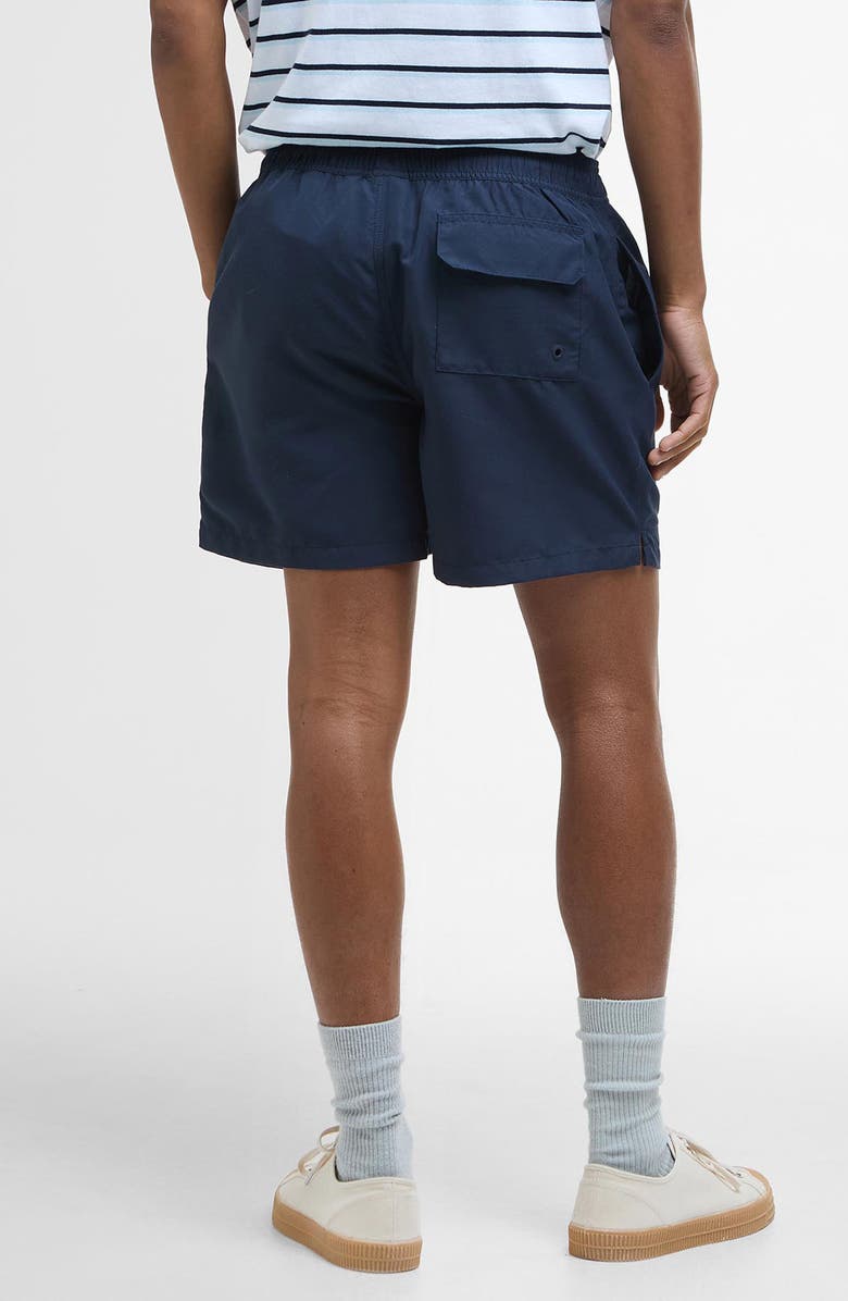 Barbour Staple Logo Swim Trunks, Alternate, color, Navy Blue
