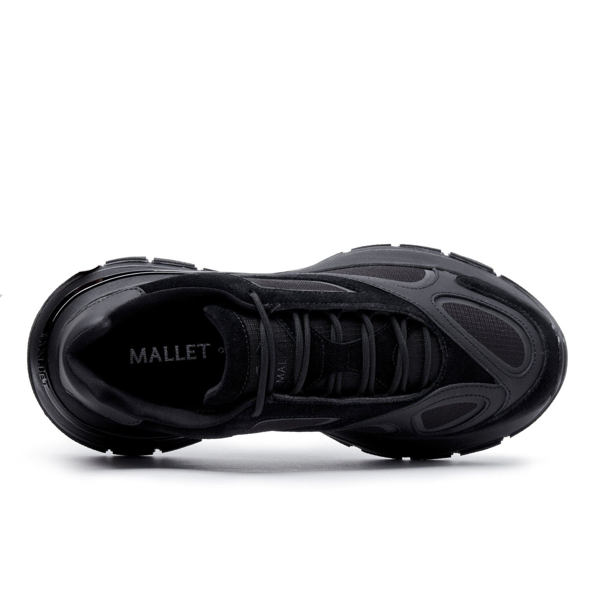 MALLET Sculpted Runner Low-Top Trainer, Alternate, color, Black
