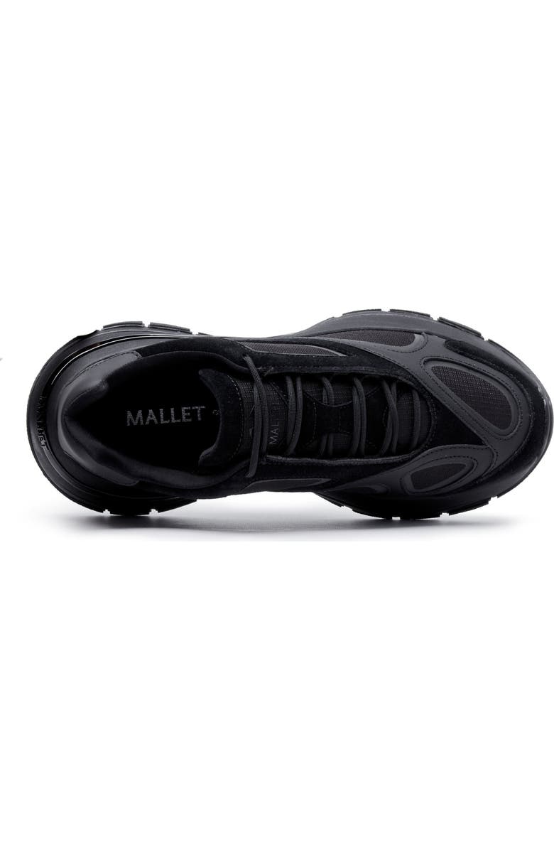 MALLET Sculpted Runner Low-Top Trainer, Alternate, color, Black
