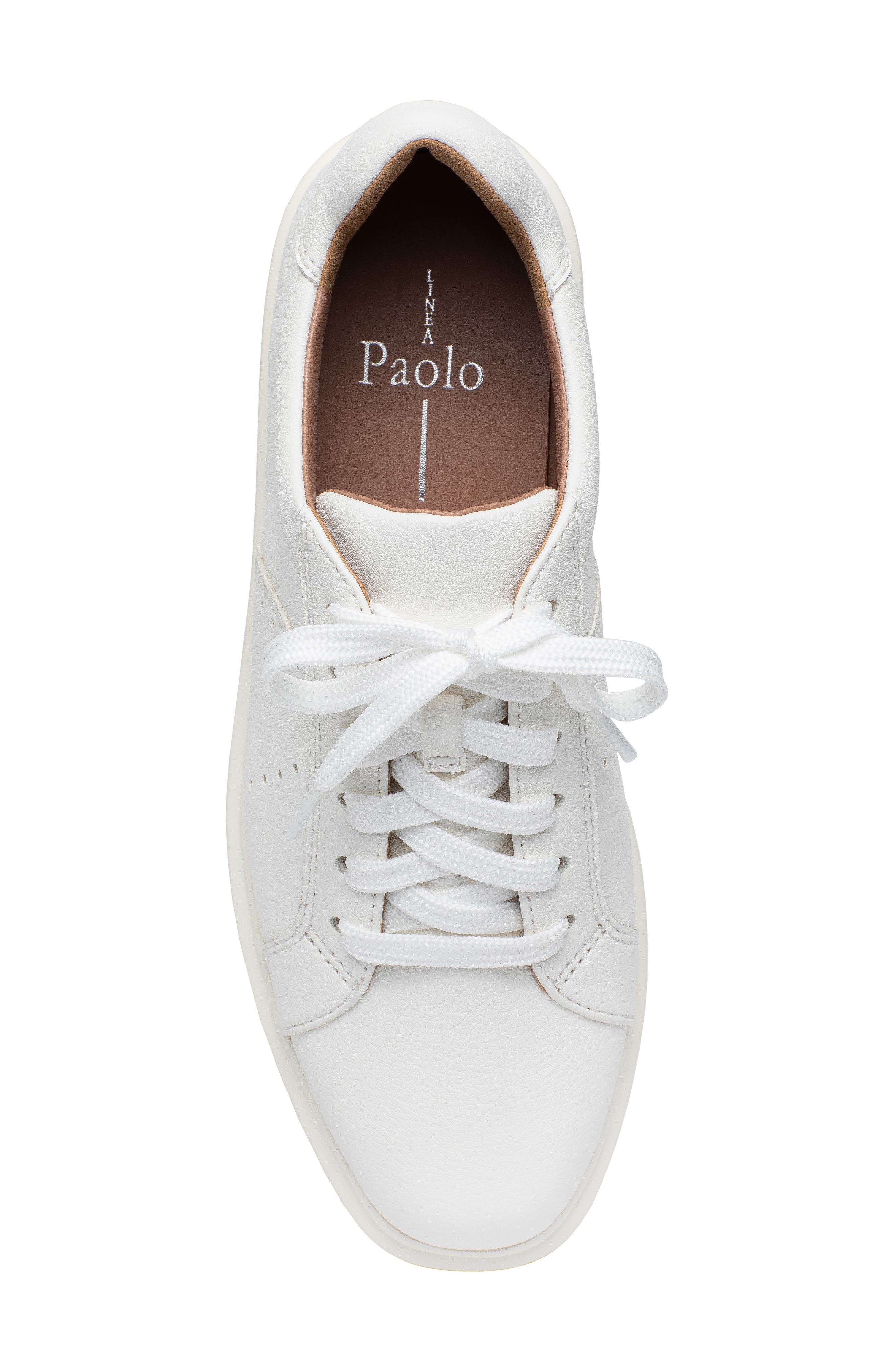 Linea Paolo Kozie Platform Sneaker, Alternate, color, White