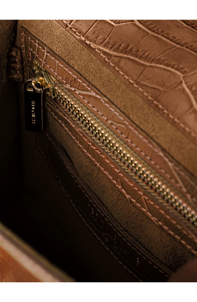 Teddy Blake Ava Croco 9", Alternate, color, Camel Brown