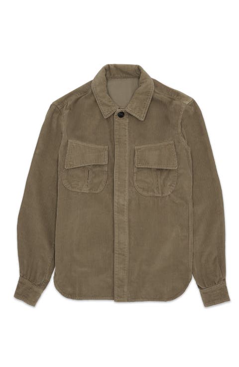 Short Corduroy Overshirt