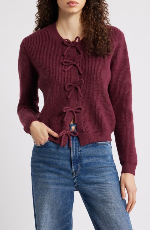 Wilde Bow Front Cardigan