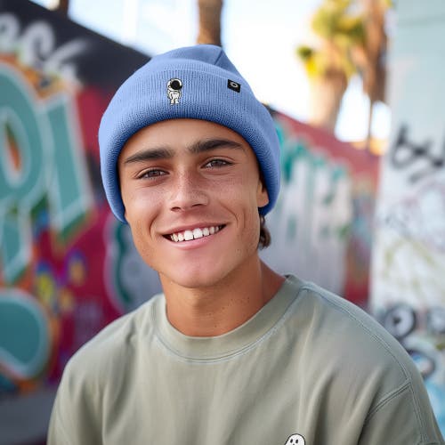 Dalix Astronaut Beanie In Periwinkle