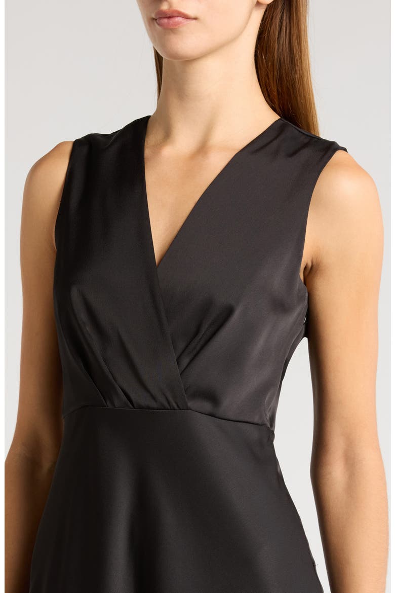 A-Line Maxi Dress, Alternate, color, BLACK