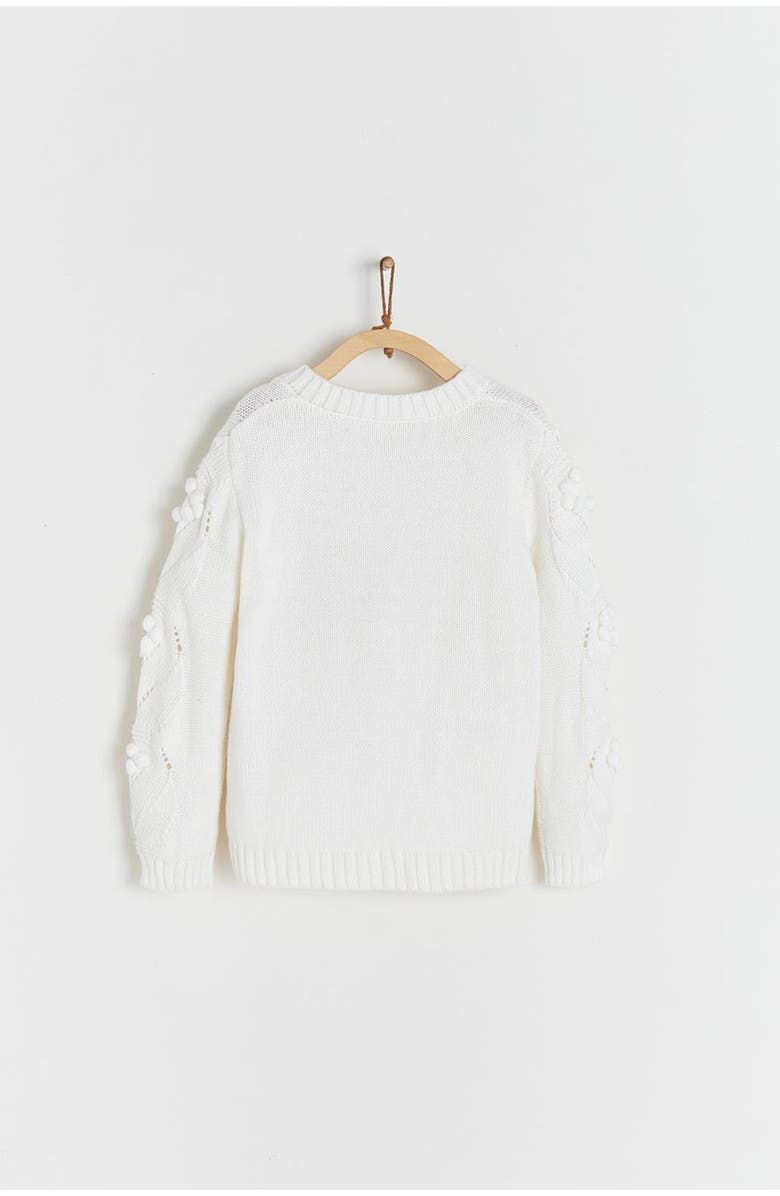 Babycottons Knit Cardigan, Alternate, color, Off White