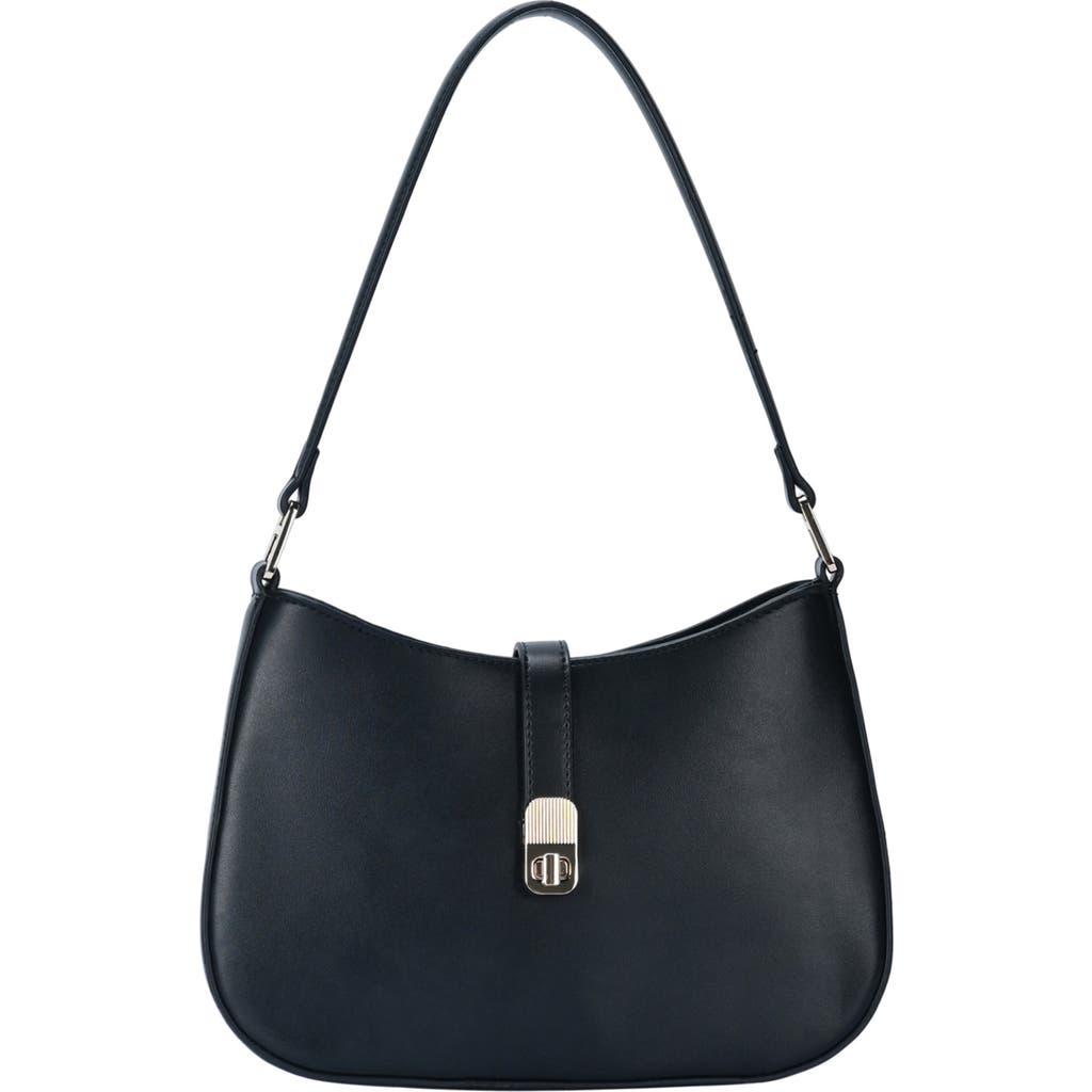 Mms Design Studio Buckle Tab Shoulder Strap In Black