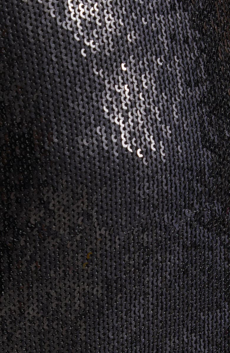 TOTEME Sequin Column Skirt, Alternate, color, Black