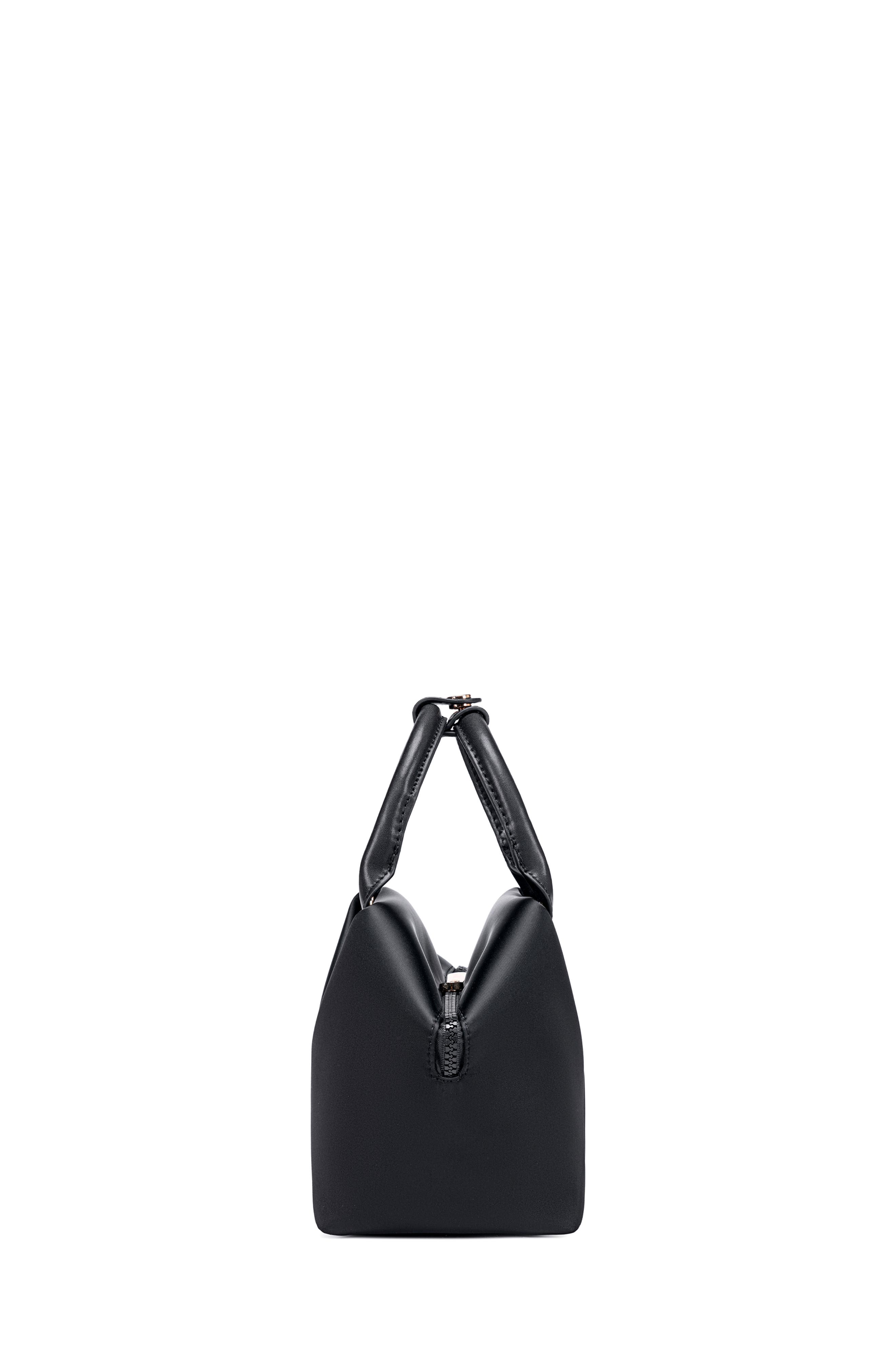 Lux and Nyx Small Origami Crossbody Tote and Handbag For Women, Alternate, color, Black + Gold