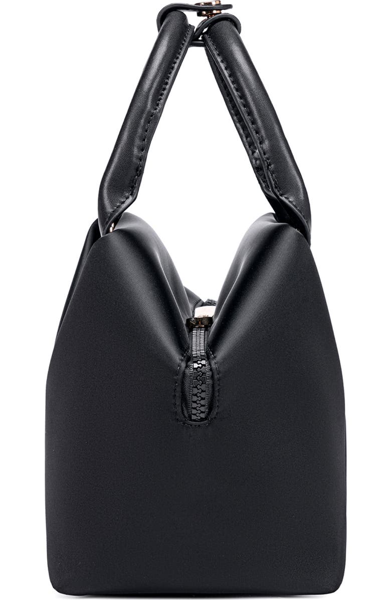 Lux and Nyx Small Origami Crossbody Tote and Handbag For Women, Alternate, color, Black + Gold