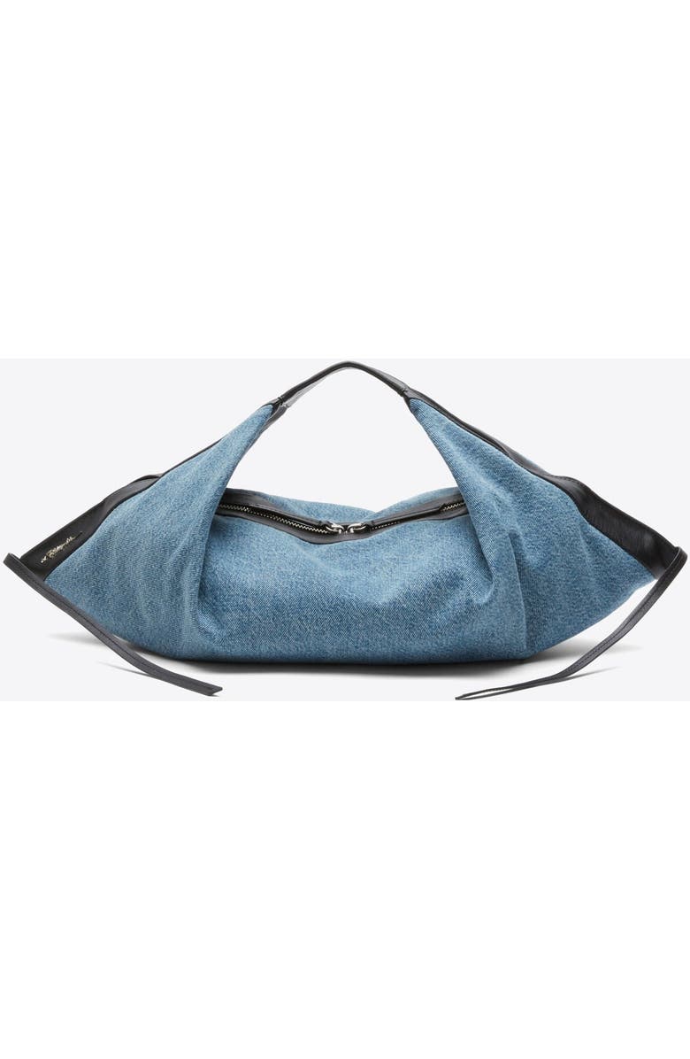 3.1 Phillip Lim Denim Luna Bag, Main, color, Medium Indigo