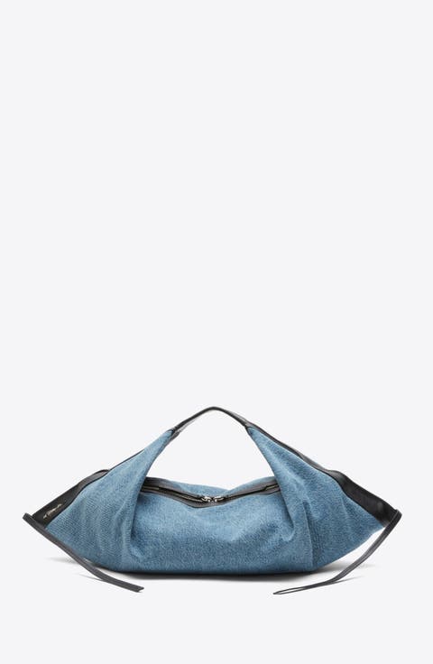 Denim Luna Bag