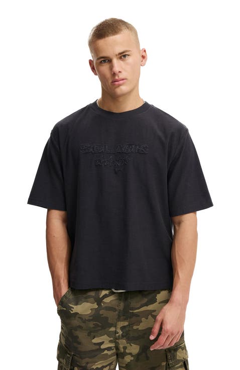 Men's Cropped Fit Graphic T-Shirt