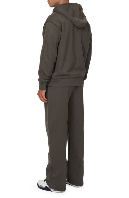 Good For Nothing Coverlock Vintage Zip Hoodie In Gray