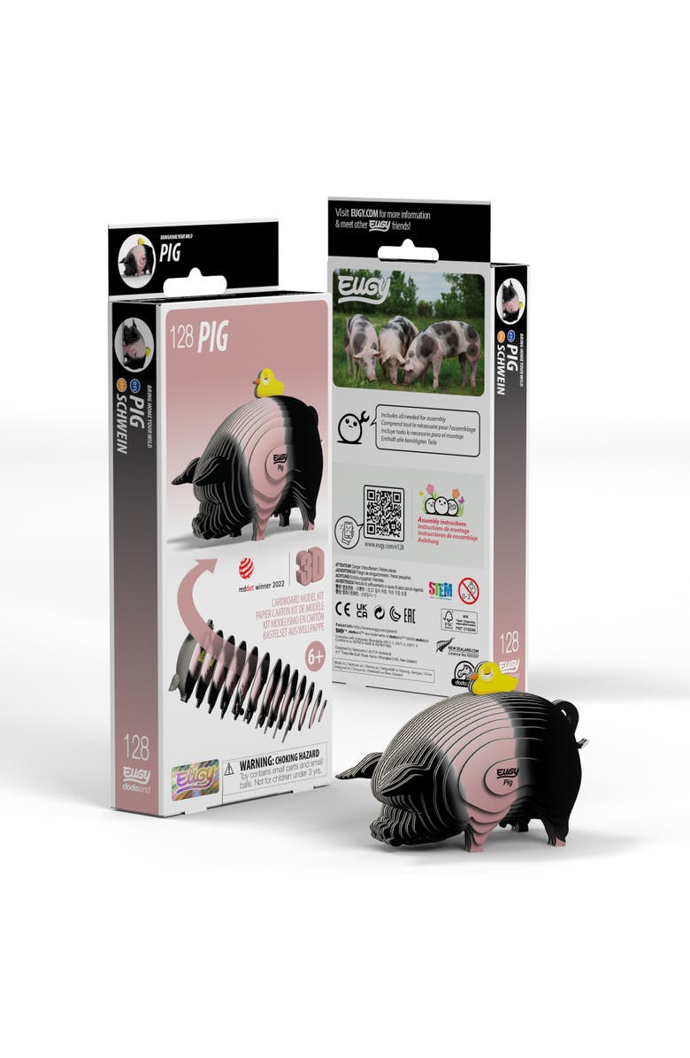 Eugy Puzzles Pig 3D Puzzle - contains 31 puzzle pieces, Main, color, NO COLOR
