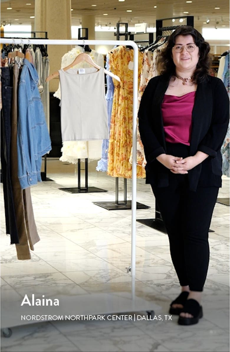 Rib Crop Tank, sales video thumbnail