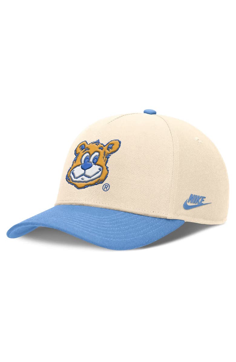 Nike Men
s Nike Natural/Blue UCLA Bruins Academic Rise Dri-FIT Adjustable Hat, Alternate, color, Natural