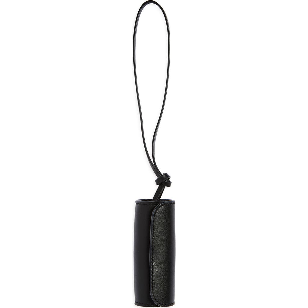 Madewell Leather Lipstick Case Pouch in True Black at Nordstrom Rack