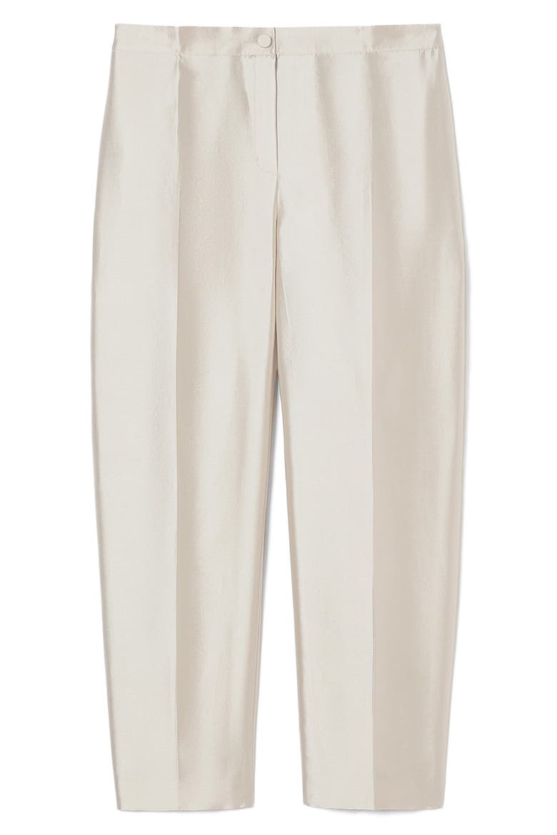 Adito Silk & Cotton Pants, Alternate, color, SAND