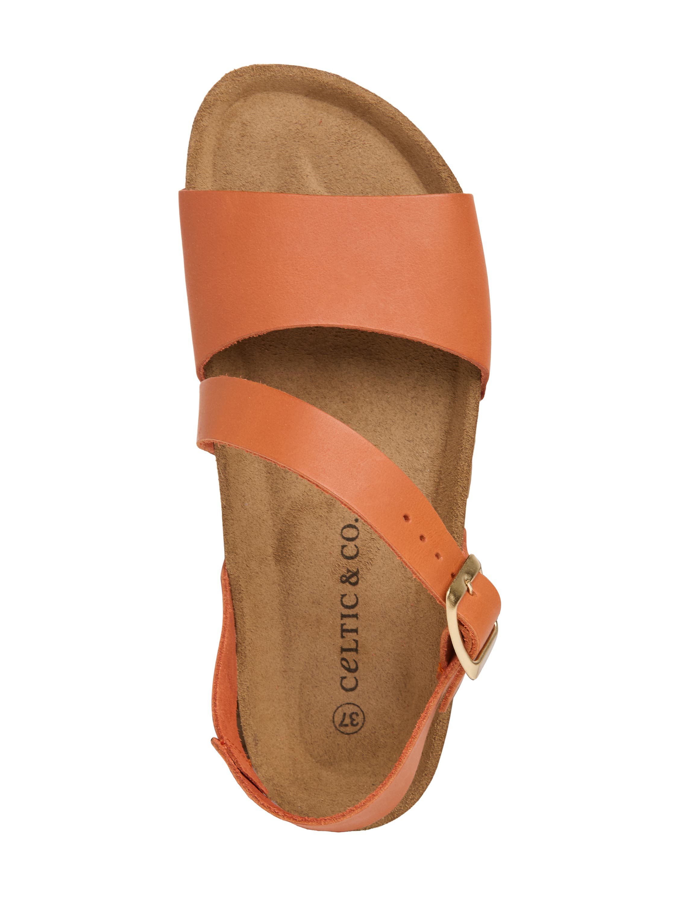 Aysmetric Strap Sandal, Alternate, color, Orange