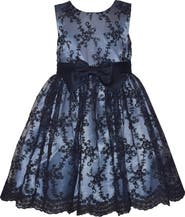 Iris & Ivy Kids' Border Embroidered Dress